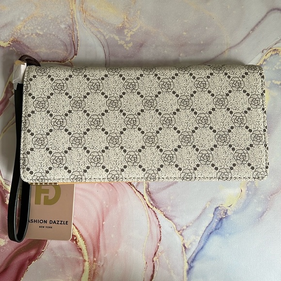 ❌SOLD❌Fashion Dazzle New York Zip Around Wallet-8.5Wx4Hin - Picture 7 of 15